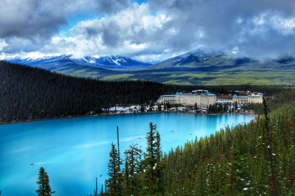 lake louise and fairmont hotel